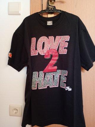T-shirt Nike Love 2 Hate Preta