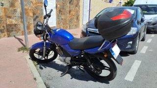 Yamaha YBR 125 azul 2007