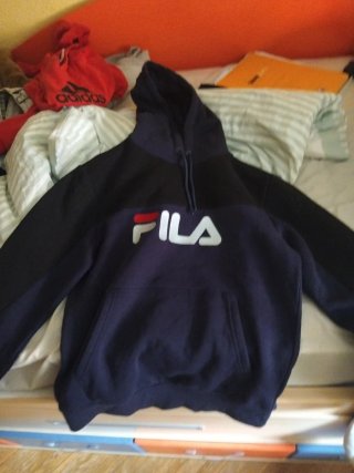 Sudadera Fila Negra y Azul
