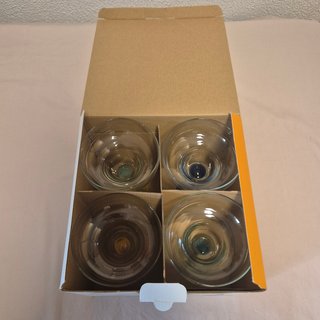 Set 4 Copas Margarita Cristal Nuevas