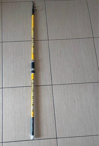 Canna da pesca telescopica gialla