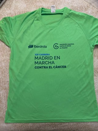 Camiseta Iberdrola Carrera Madrid Contra Cáncer M