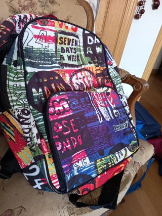 Mochila Escolar Perona Diseño Graffiti