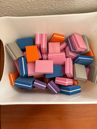 Bloques para uñas multiusos