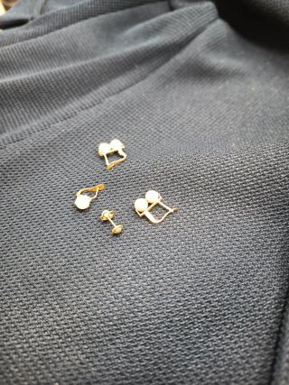 Pendientes Oro 18k Perlas Vintage
