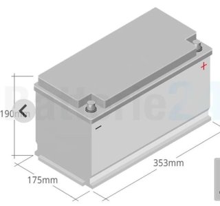 Yuasa 12V 95Ah YBX9019