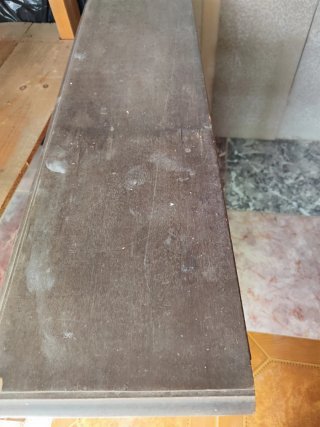 Mueble antiguo madera entrada para restaurar