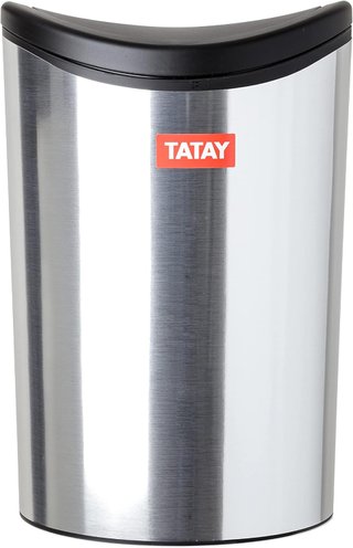 Cestino bagno Tatay con coperchio basculante 6L