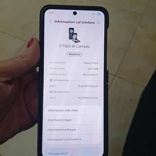 Samsung Galaxy Z Flip 3 Nero