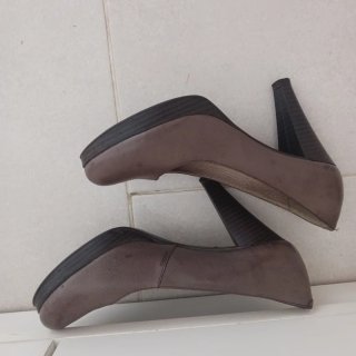 Zapatos de tacón Chamby piel marrón