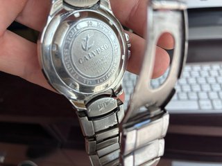 Reloj Calypso Plata y Negro