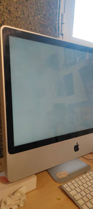 Imac Apple Plata y Negro