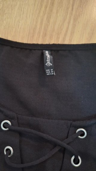 Camisa Stradivarius Negra Talla M