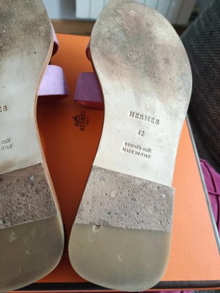 Sandalias Hermes Oran Violet