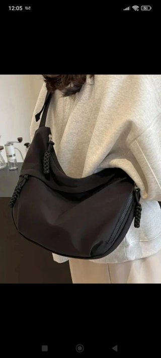 Bolso bandolera negro