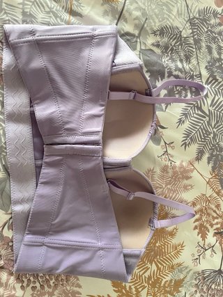 Corsé lila con tirantes
