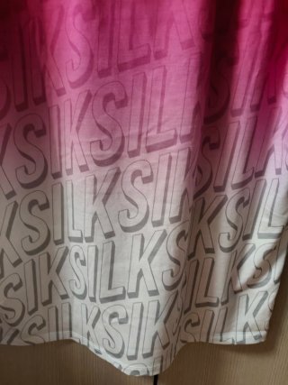 Camiseta SikSilk Hombre Rosa y Blanca