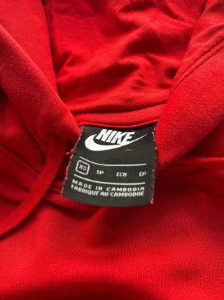 Sudadera Nike Roja Talla XS