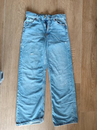 Lote 4 Pantalones Anchos Zara