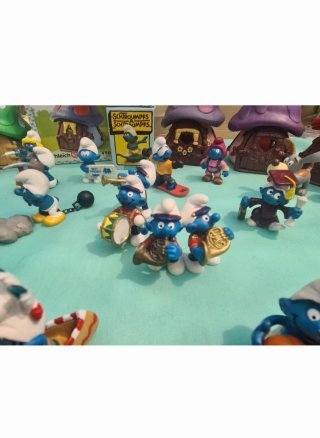 Lotto Puffi e Case Pitufi smurf - Divisibile