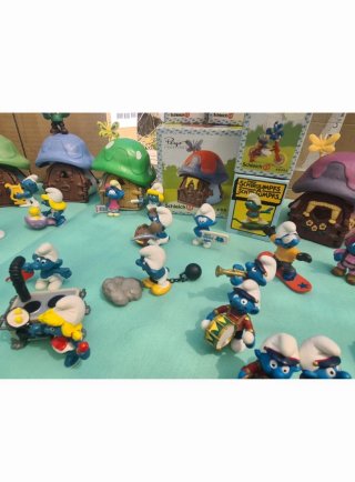 Lotto Puffi e Case Pitufi smurf - Divisibile
