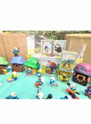 Lotto Puffi e Case Pitufi smurf - Divisibile