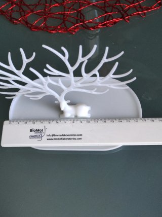Portagioie albero con cervo