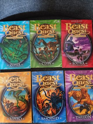 n. 22 Libri fantasy saga BEAST QUEST