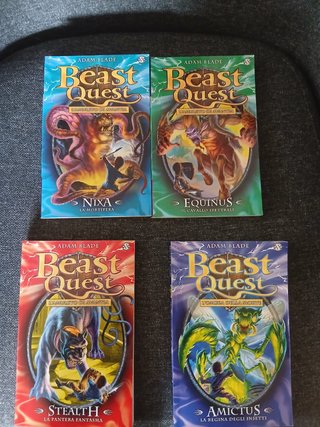 n. 22 Libri fantasy saga BEAST QUEST