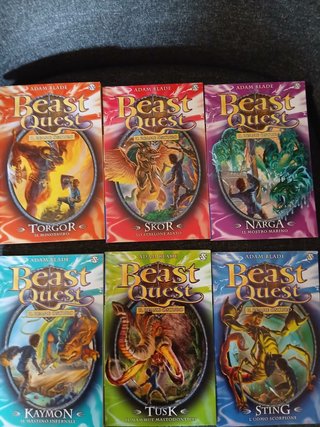 n. 22 Libri fantasy saga BEAST QUEST