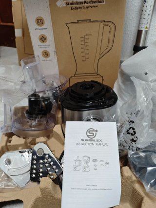 Procesador Alimentos Compacto Acero Inox