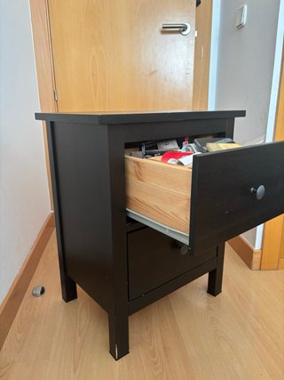 2 UNIDADES.Cómoda Mesita Ikea Hemnes 2 Cajones
