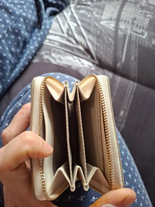 Monedero Tous Beige y Dorado