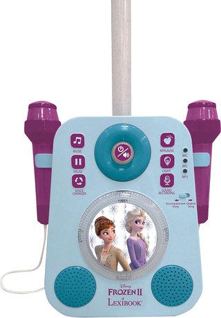 Lexibook Frozen altavoz karaoke luces micrófonos