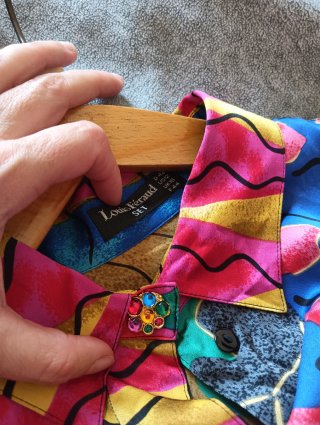 Camicia in Seta Multicolor
