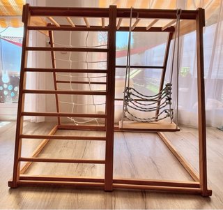Estructura Pikler de madera