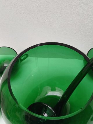 Set Punch Murano Vintage Vetro Verde