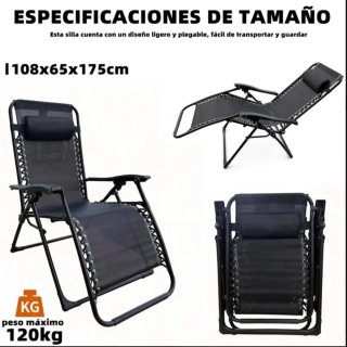 Silla Tumbona Plegable Exterior