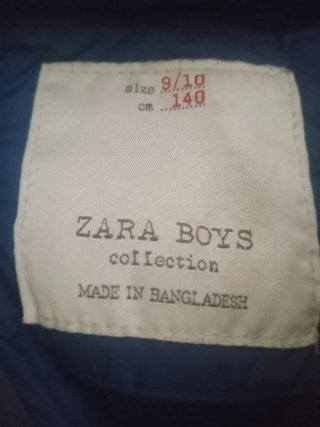Chaqueta Zara niño 9/10 años azul