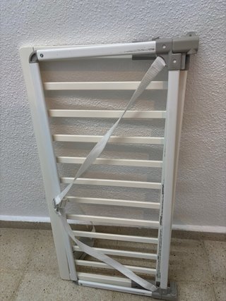 Barrera Seguridad Baby Dan Madera Cama Blanca