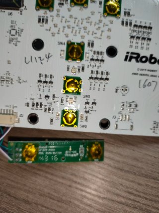 Placa base, butonera iRobot R600 Series Dual Side