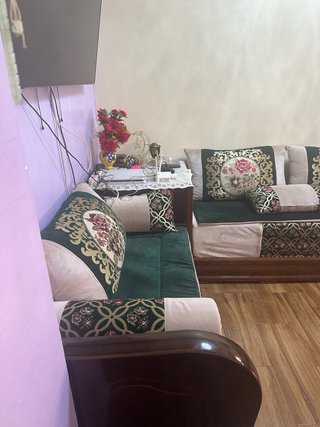 Salón marroquí tela y terciopelo