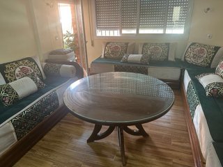 Salón marroquí tela y terciopelo