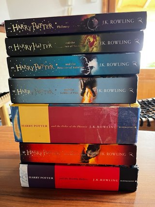 The complete Harry Potter book set