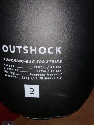 Saco de boxeo Outshock 500