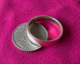 Anillo Artesanal Oro Nórdico