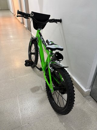 Bicicleta Infantil Verde edad 4 - 7 años