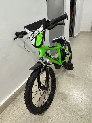 Bicicleta Infantil Verde edad 4 - 7 años