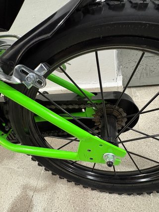 Bicicleta Infantil Verde edad 4 - 7 años