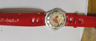 Orologio Breil Donna Rosso e Argento, vintage.